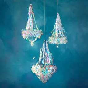 Small Iridescent Chandeliers