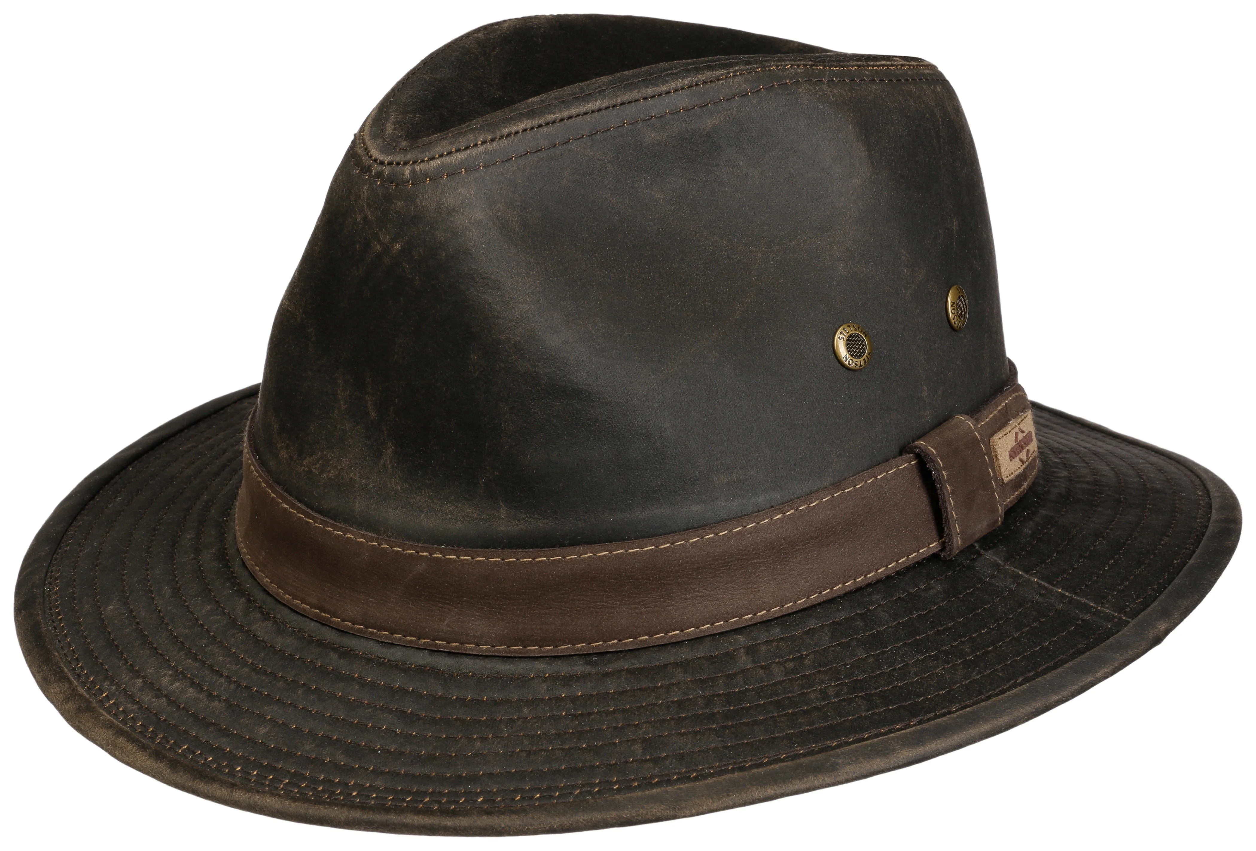 Stetson Men&#x27;s Traveller Cotton/Polyester Brown | Buy Stetson Men&#x27;s Traveller Cotton/Polyester Brown here | Outnorth