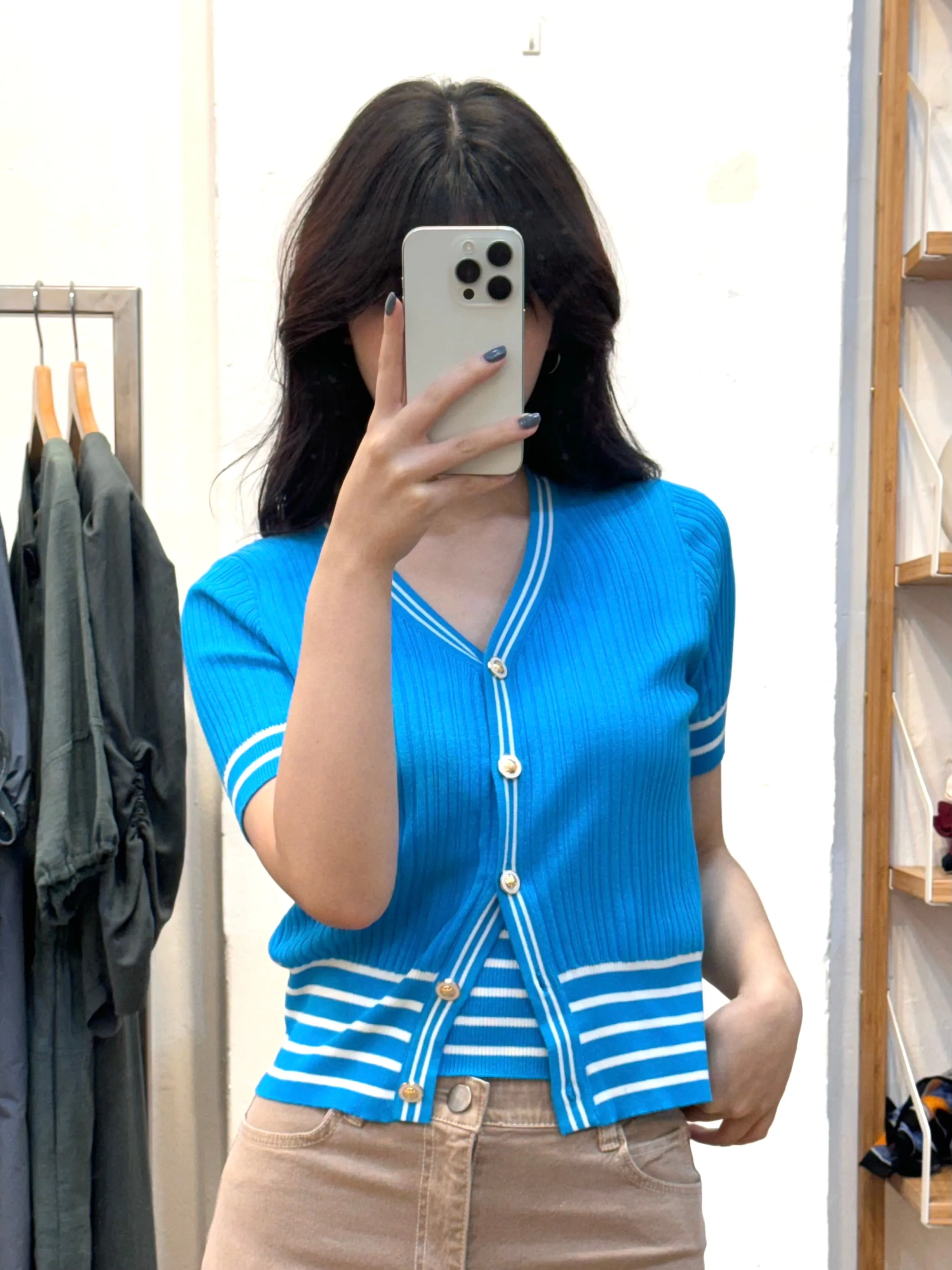 Stripe Tank Top   Cardigan Sets 4 colours