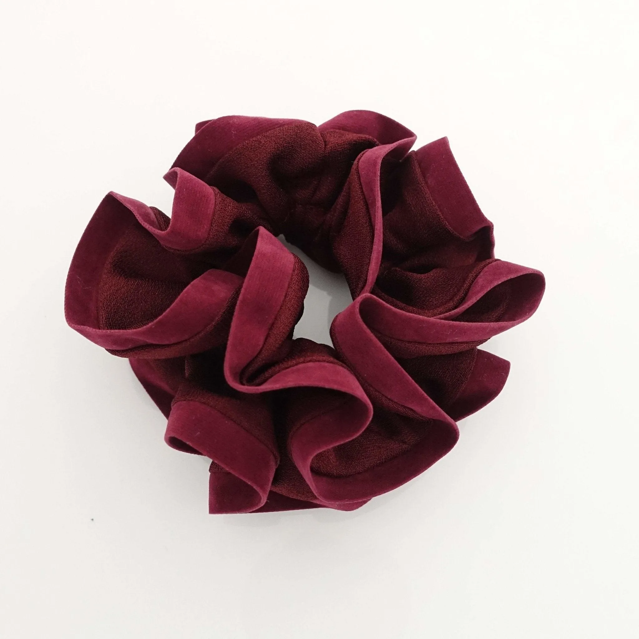 suede trim scrunchies Fall Winter fashion hair tie women hair accessory