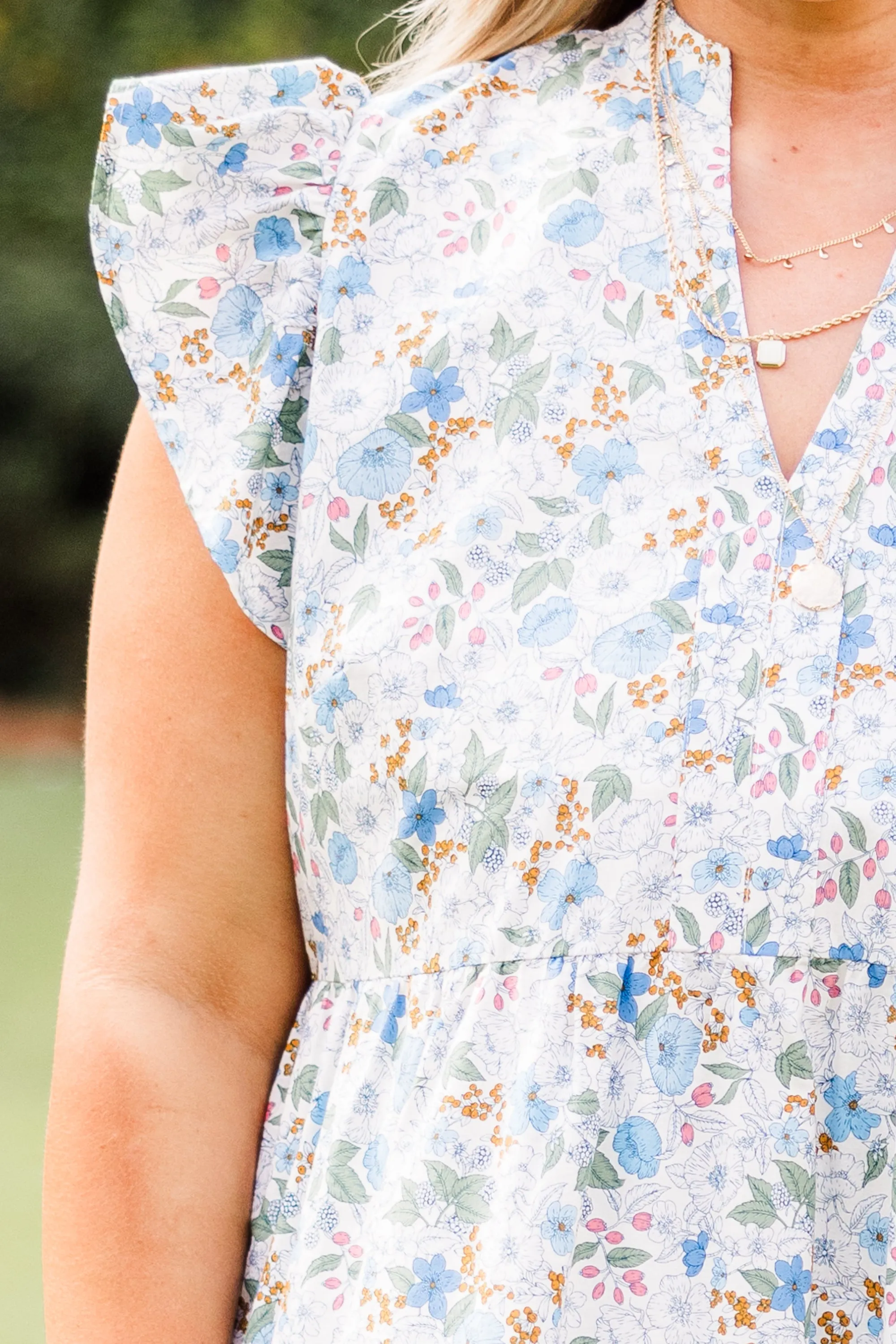 Sweet Nature Dress, Blue