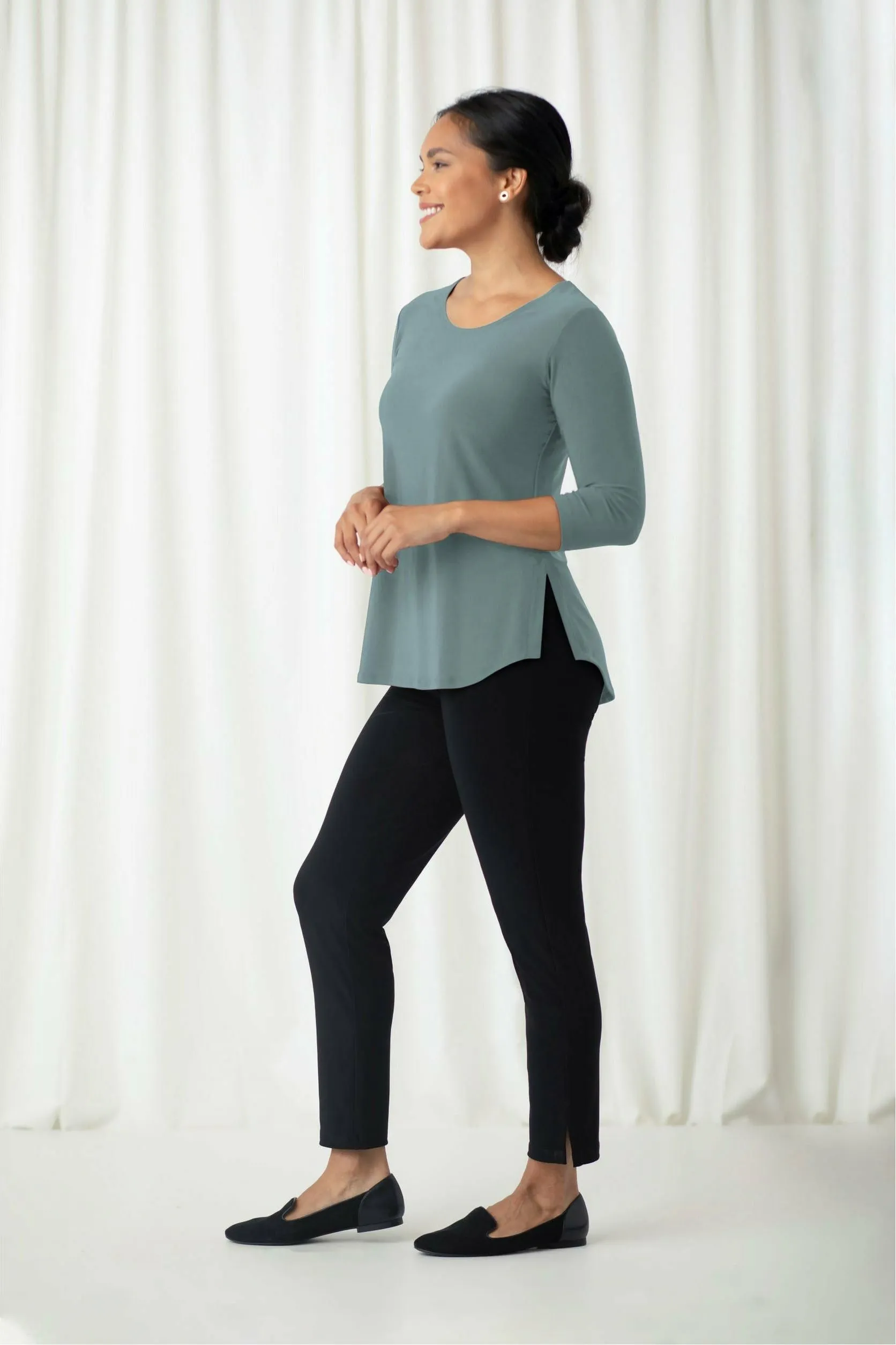 Sympli Go To Classic Relax 3/4 Sleeve T - Style 22110R-2