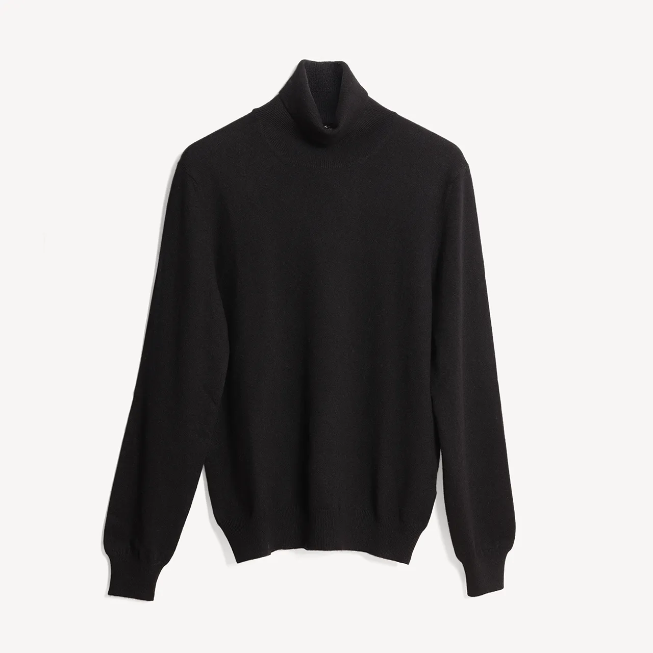 Turtle Neck Jumper - Black