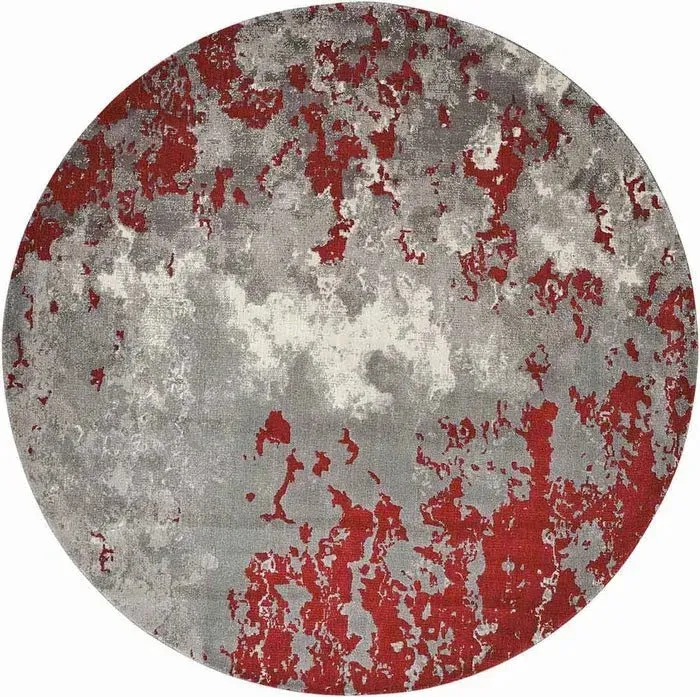 Twilight TWI21 Grey/Red Rug