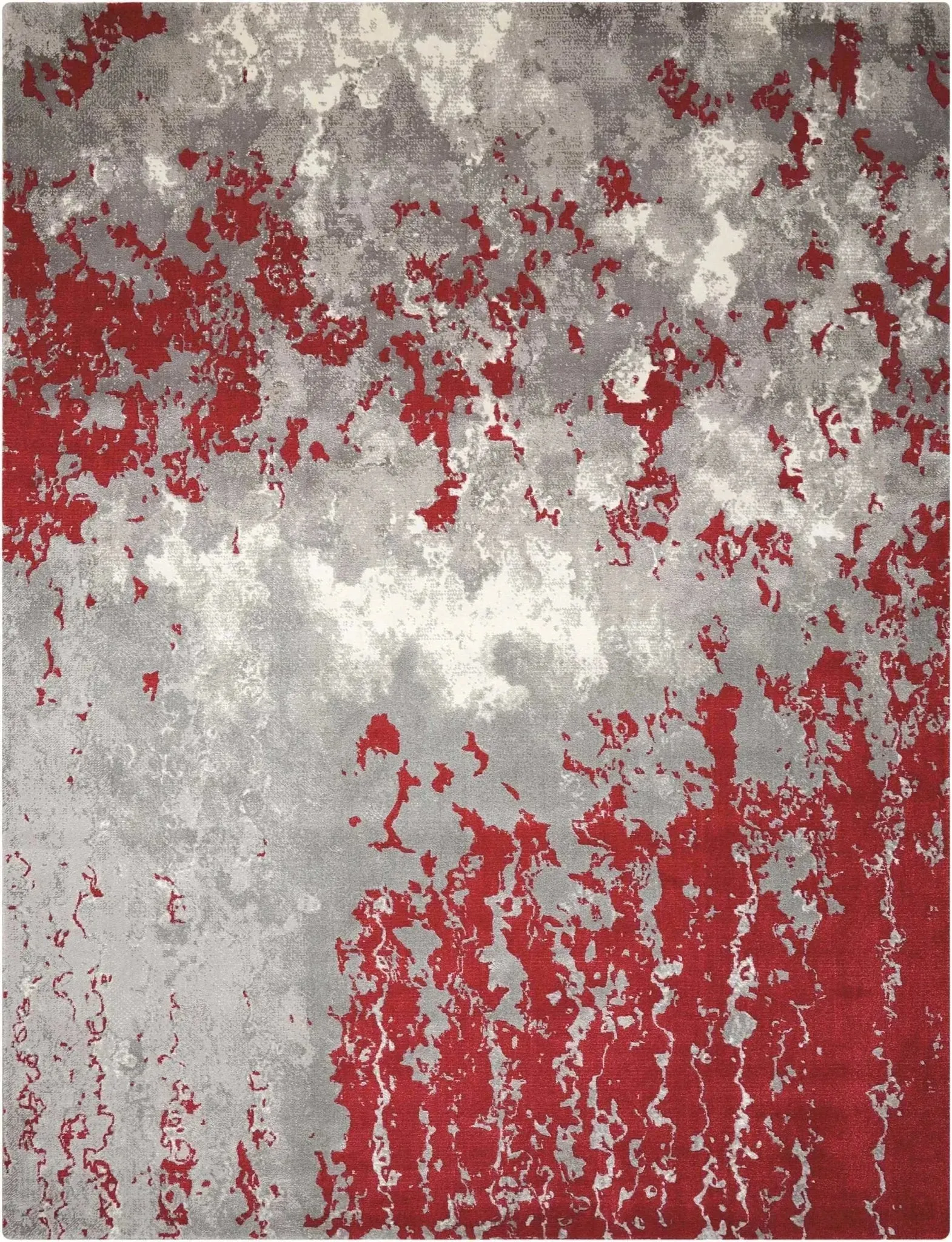 Twilight TWI21 Grey/Red Rug