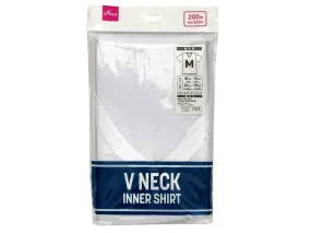 V Neck Inner Shirt M Short Sleeve White