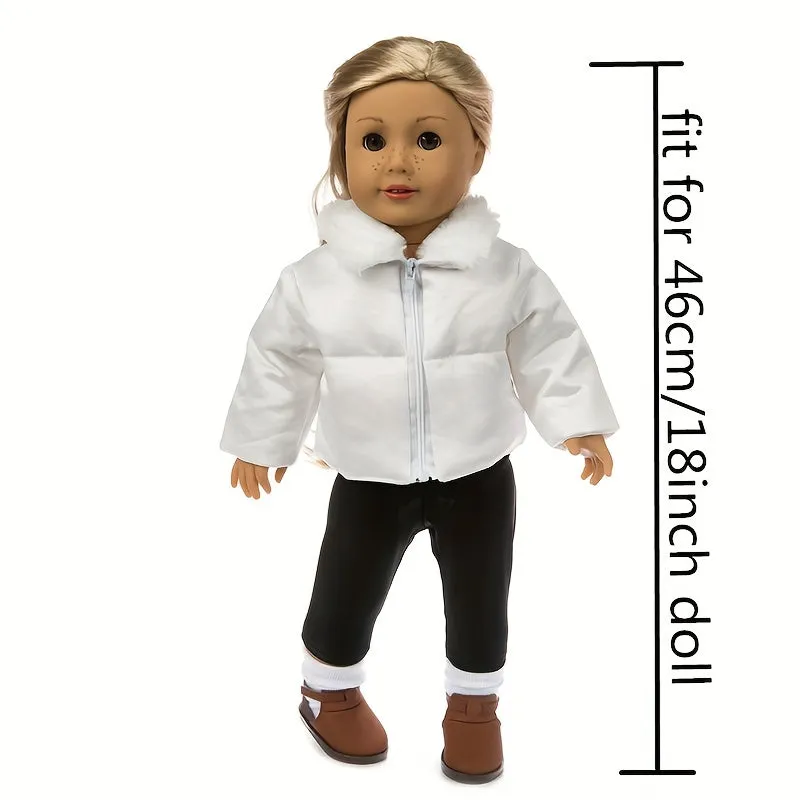 Winter White Suit for 18 Doll Festive Gift Set