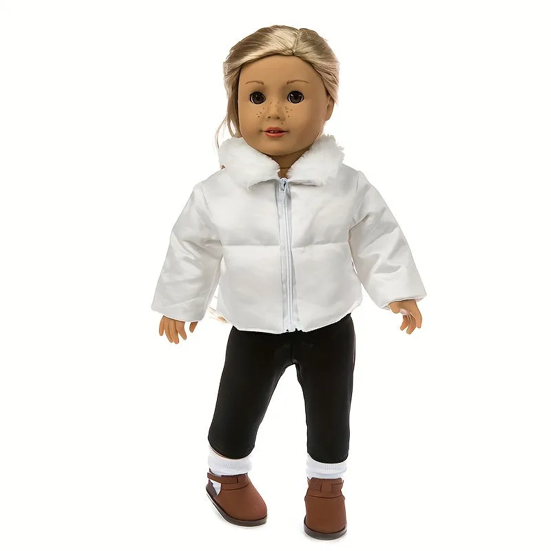 Winter White Suit for 18 Doll Festive Gift Set