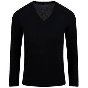 Womens Amaya Merino Knitted Sweater Black - SS23